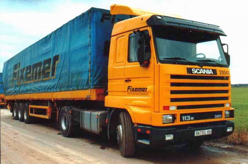 Lkw-Foto : Scania 113 M von Fixemer, D - Perl-Borg