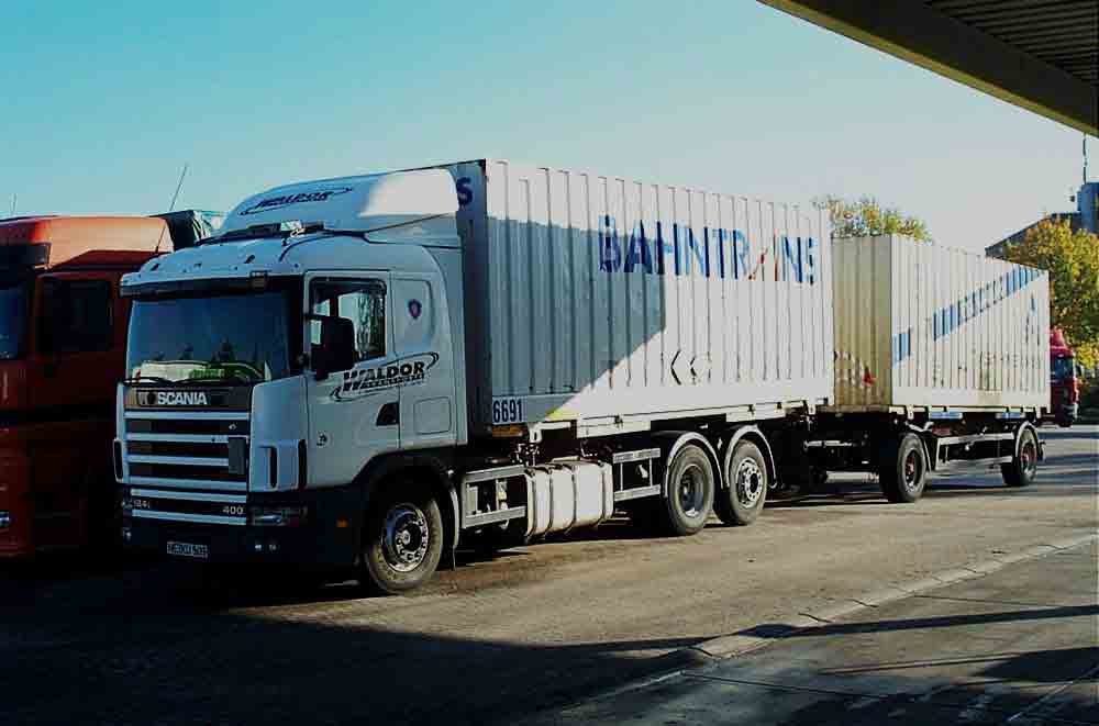 LkwFoto Scania 124 von Bahntrans, D Duisburg