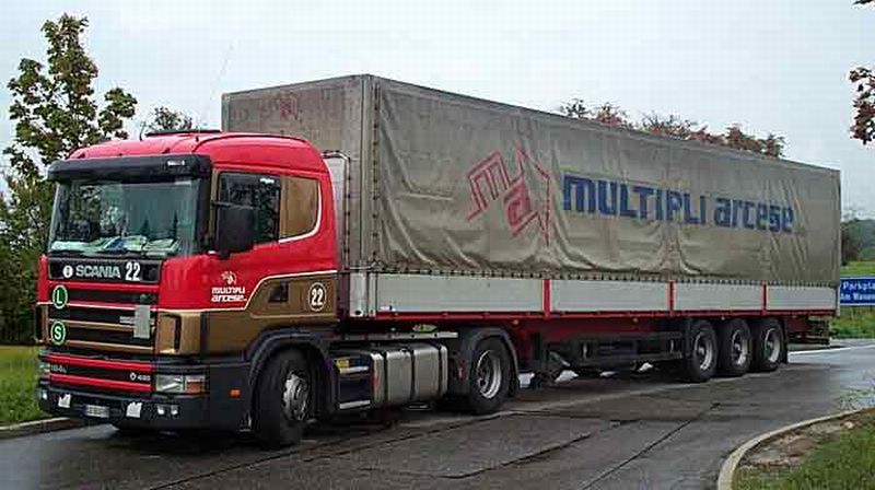 arcese trasporti Spa., Italien Scania 164 L