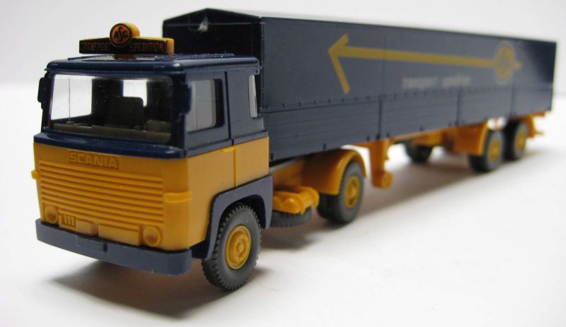 Wiking Scania 111 Camion Remorqueur Hapag Lloyd - Modèle RDA Occasion