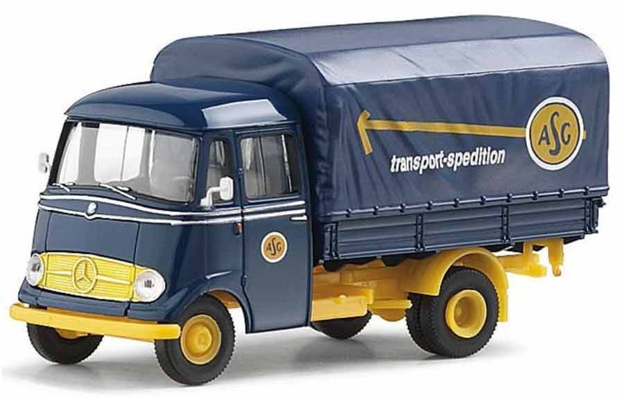 Camion Mercedes Benz L 311 Migros Suisse 1:87 - Brekina - Édition Limitée H0 - Neuf