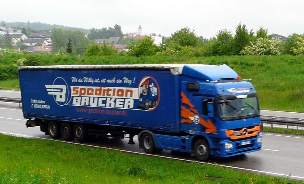 Brucker Spedition,  D - Aalen     MB Actros L MP3