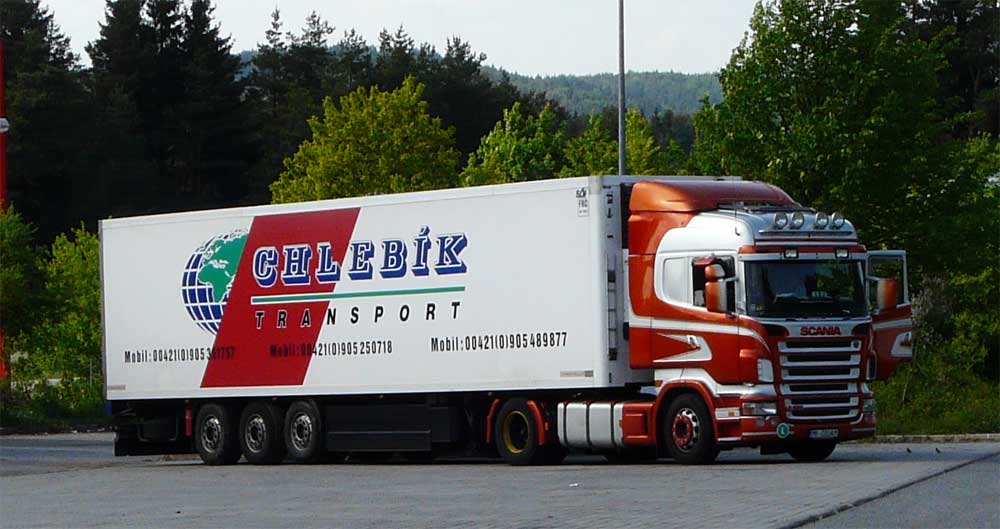  Chlebik Transport,  Slowakei     Scania R HL