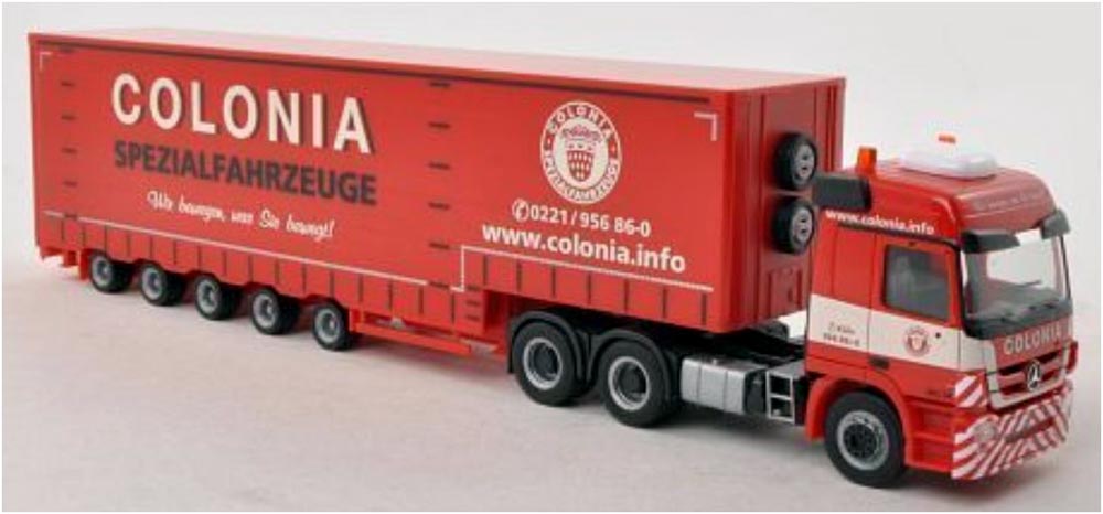 Herpa 01/2014 MB Actros L MP3 SZ JU PL