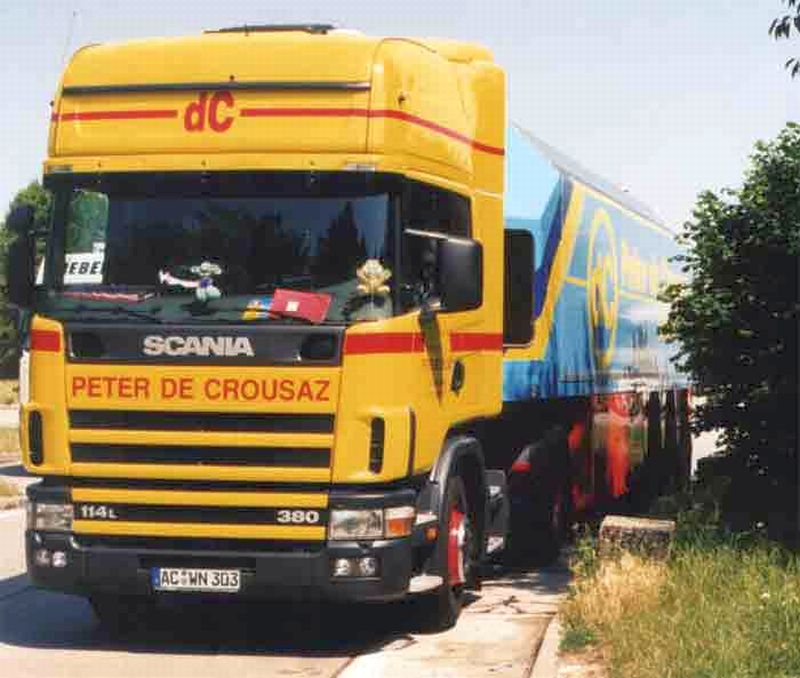 Peter de Crousaz, D - Würselen Scania 114 L