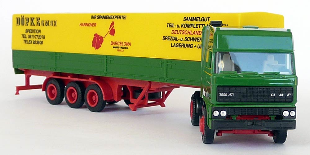 Herpa 02/1987 DAF 3300 Space Cab SZ PR PL