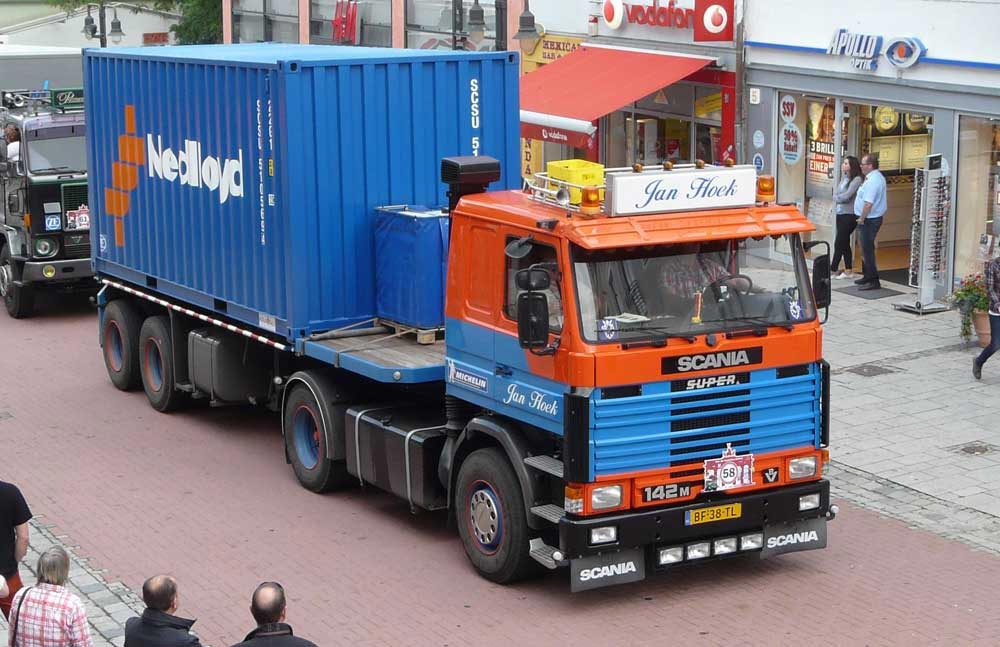 historische Deutschlandfahrt 2014, - Frechen - Prag - Berlin Scania 141