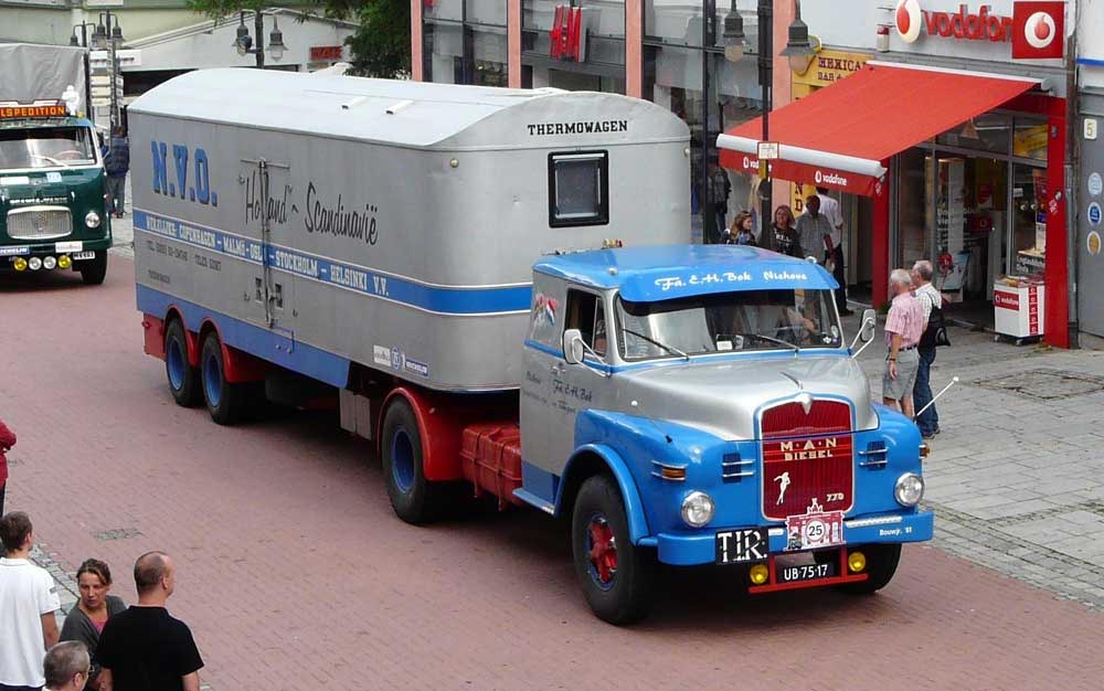 historische Deutschlandfahrt 2014, - Frechen - Prag - Berlin MAN 770 H