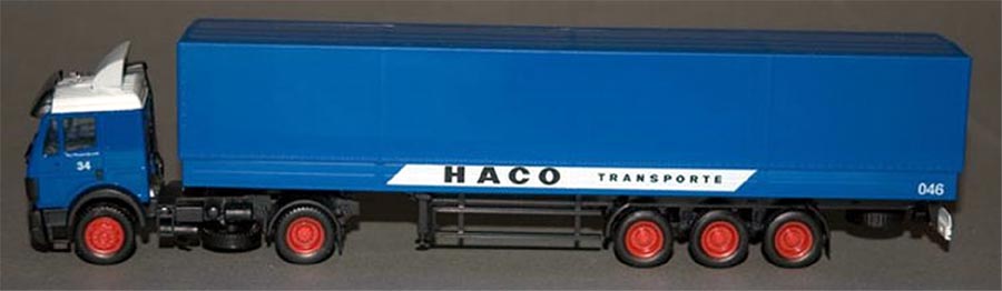 Collection Herpa 1:87 - Lot De Camions Rouges (ami/haco) - Cadeau De Noël - Avec Boîtes