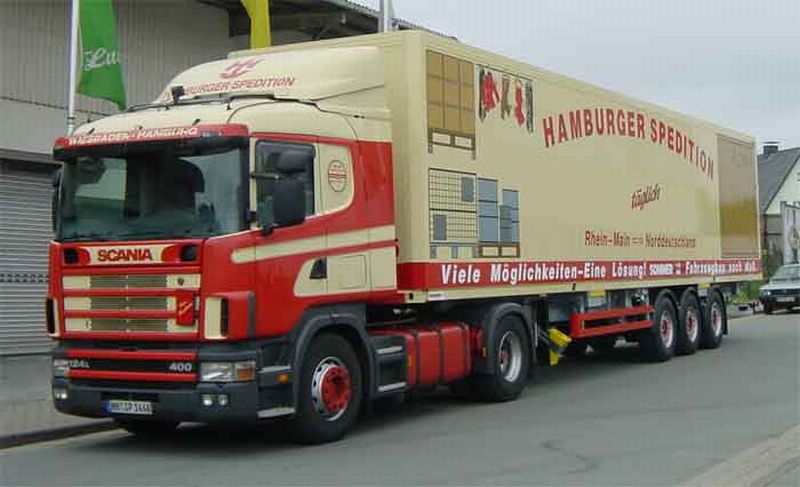  Hamburger Spedition,  D - Hamburg     Scania 124