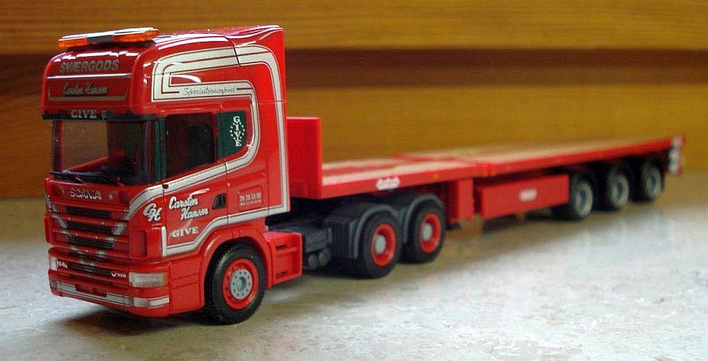 Herpa 11/2004 Scania 164 L Schw SZ Tiefl