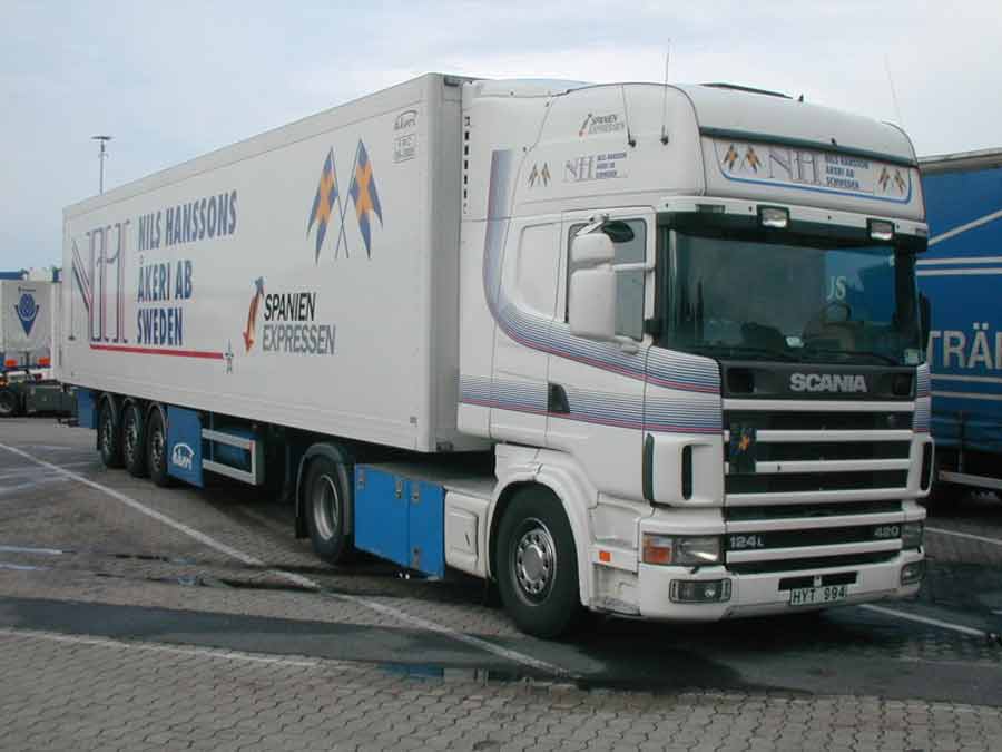 Nils Hansson, Schweden Scania 124