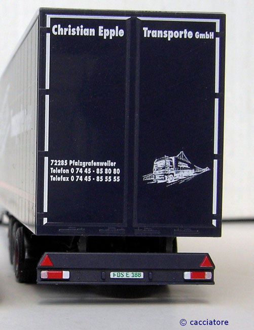 Herpa 06/2007 MB Actros LH MP2 SZ JU Curtain