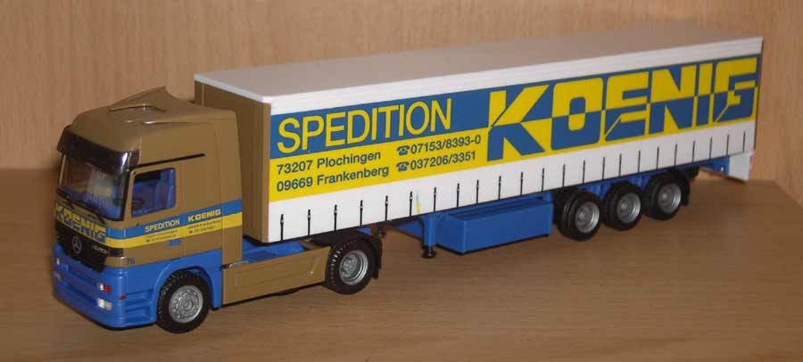 Herpa 04/1998 MB Actros LH SZ Curtain
