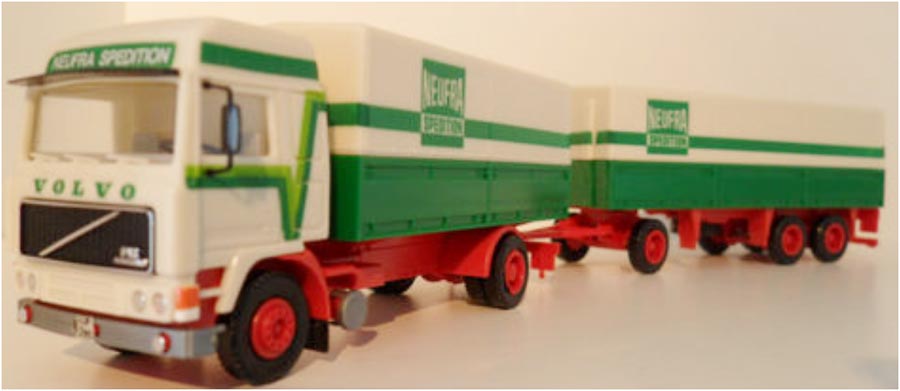Herpa 11/1987 Volvo F 10 HZ PR PL