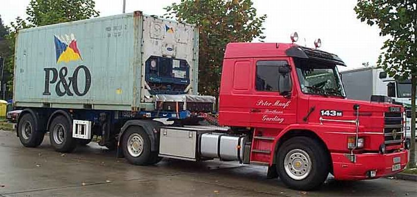 P & O, Deutschland Scania 143 Hauber