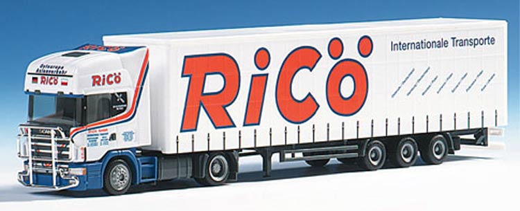 Herpa /. Scania 124 SZ JU Curtain