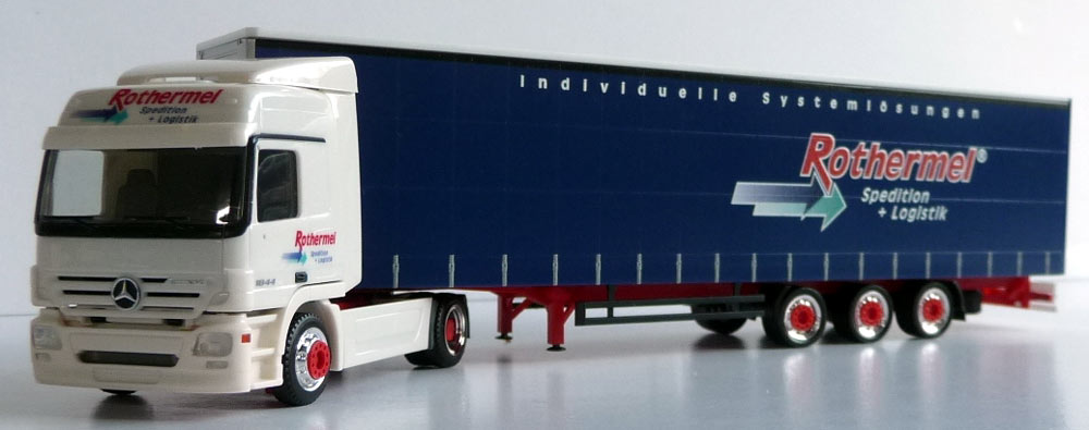 Herpa 07/2009 MB Actros L MP2 SZ Curtain