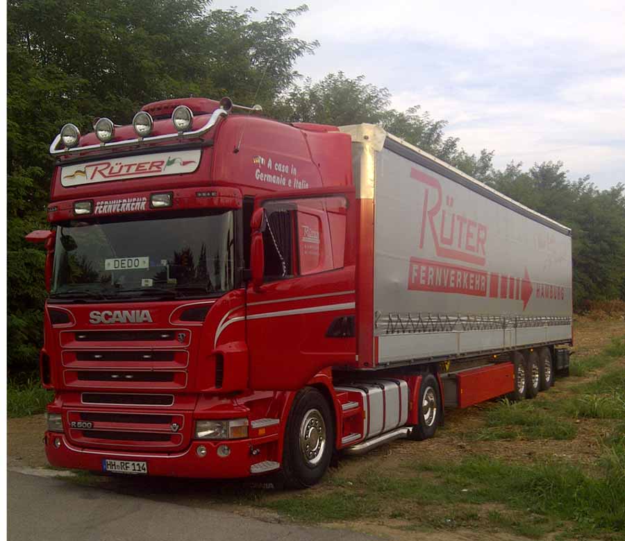 Rüter Fernvekehr, D - Hamburg Scania R HL