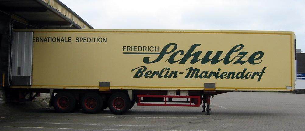 Friedrich Schulze, D - Berlin-Mariendorf Sattelauflieger