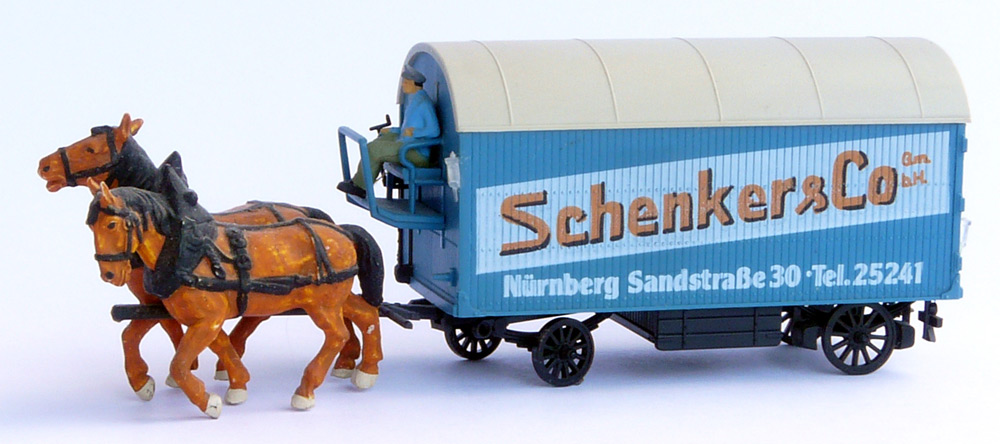 Preiser 03/1987 Anhänger Kutsche