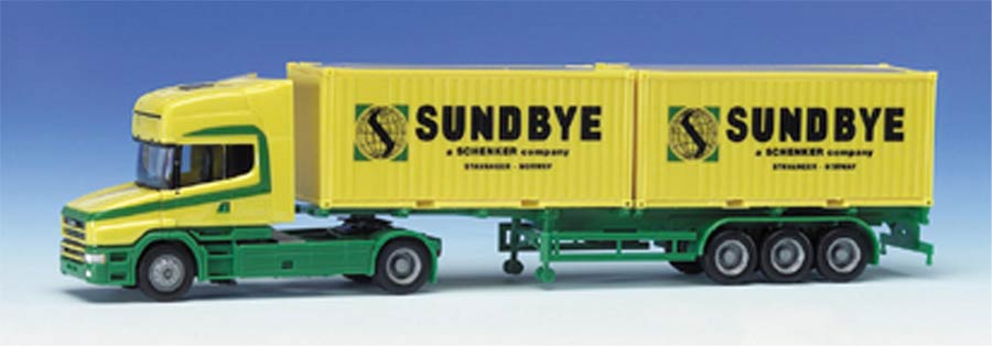 Herpa 120326, Scania 164 HZ, Kühlkoffer Sattelzug Koch Obst & Gemüse