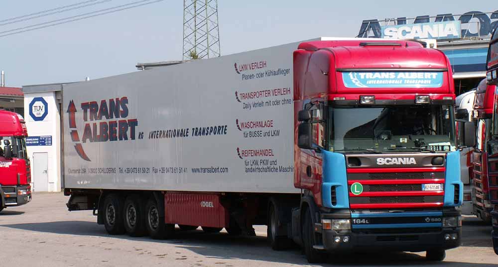 TRANS ALBERT, I - Schluderns Scania 164 L