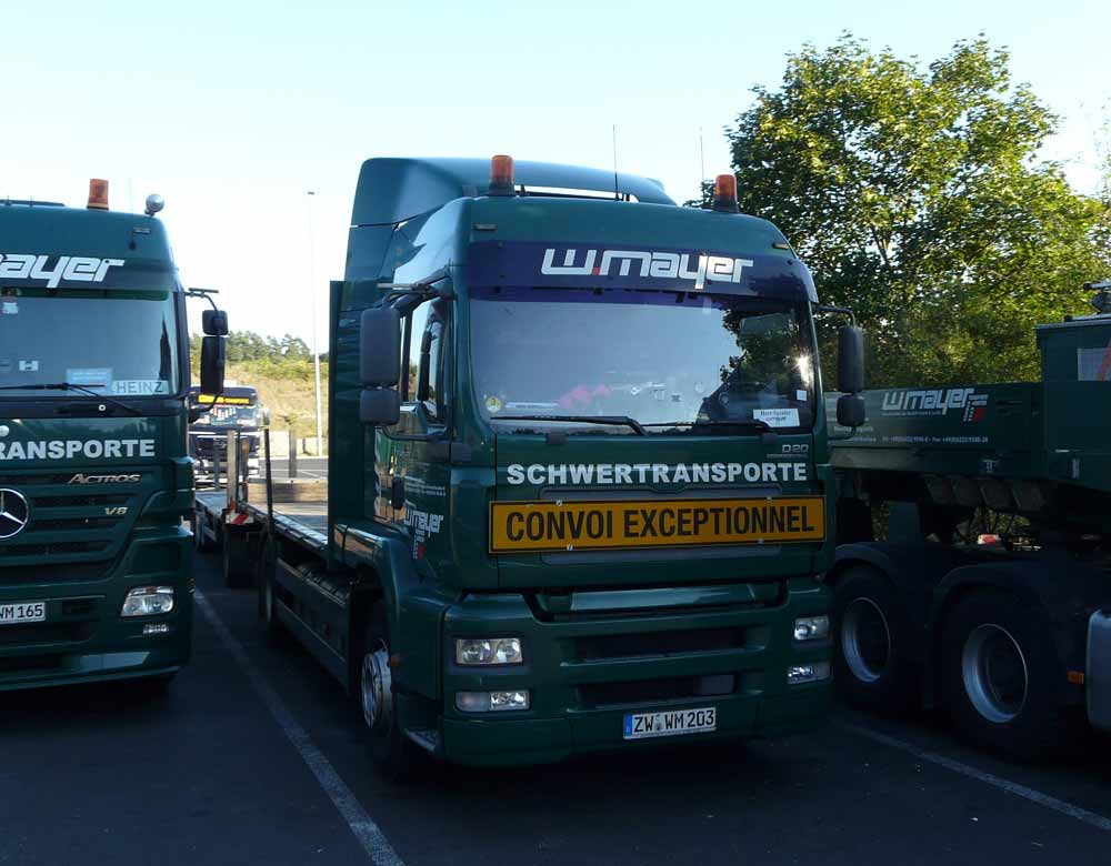 W Mayer Schwertransporte,  D - Zweibrcken     MAN TG-A XXL