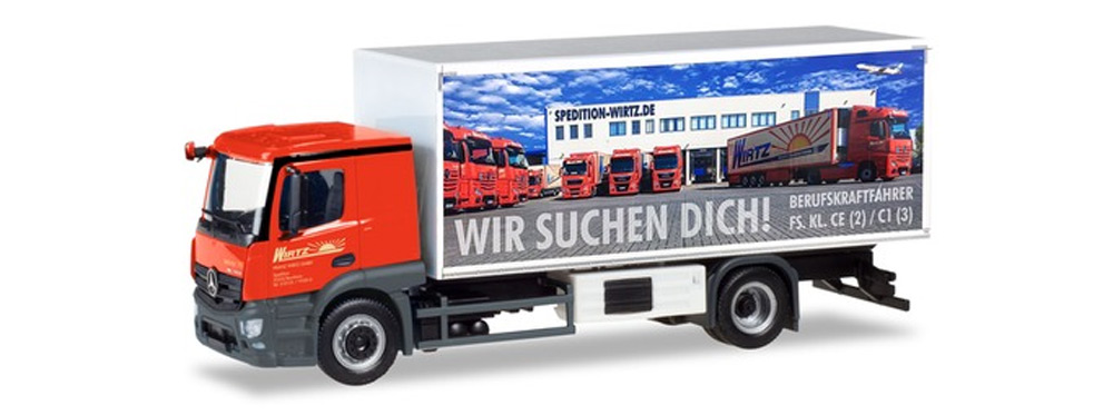 Herpa 11/2018 MB Actros ClassicSpace MW KÜ KO